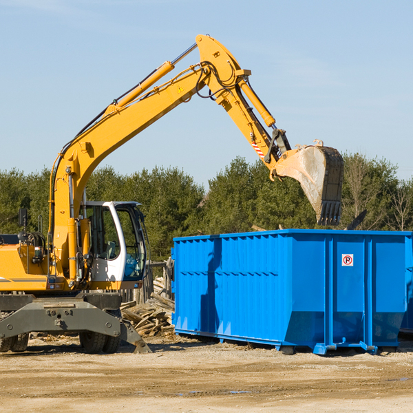 what size residential dumpster rentals are available in Chapin Illinois